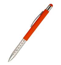 Ручка металлическая Party софт-тач, оранжевая