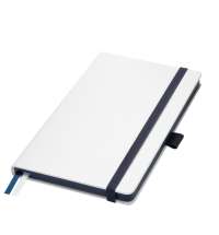 Ежедневник Arctic недатированный, белый/синий