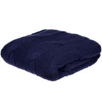 Плед Snefald, темно-синий