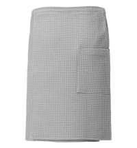 Килт вафельный мужской Onsen, светло-серый, единый размер