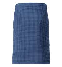 Килт вафельный мужской Onsen, темно-синий, единый размер