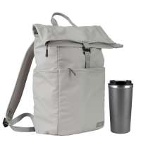 Подарочный набор Palermo, Boston, серый (рюкзак, термокружка)