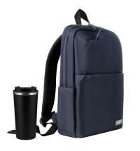 Подарочный набор Palermo, Forst, синий/черный (рюкзак, термокружка)