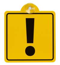 Знак автомобильный на присоске «Начинающий водитель»