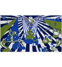 Плед Snake Your Body, синий