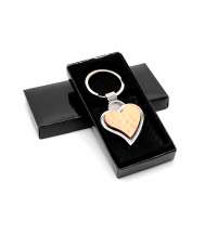 Брелок Woody H(сердце), натуральный