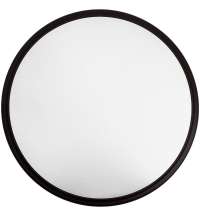 Плакетка Plaque, круглая, венге с серебристой пластиной