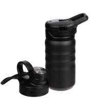 Термобутылка Fujisan 2.0 без логотипа, черная