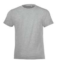 Футболка детская REGENT FIT KIDS, серый меланж