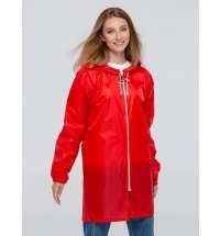 Дождевик &laquo;Дерзость и расчет&raquo;, красный