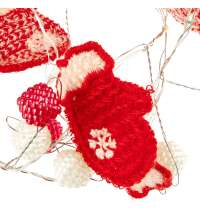 Гирлянда Merry Mittens, красная