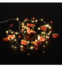 Гирлянда Merry Mittens, красная