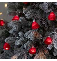 Гирлянда Cosy Poms, красная