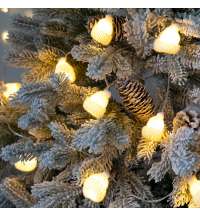 Гирлянда Cosy Poms, белая