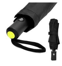 Автоматический противоштормовой зонт Vortex To Go, чёрный/жёлтый