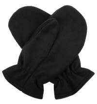 Варежки Fleecy, черные