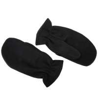 Варежки Fleecy, черные