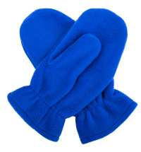 Варежки Fleecy, ярко-синие
