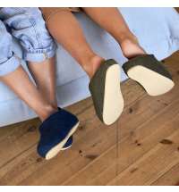 Домашние валенки Step, зеленые (олива)