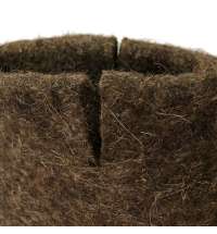 Домашние валенки Wild, серо-коричневые (натуральные)