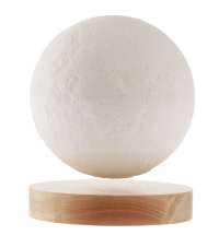 Левитирующая луна MoonFlight с деревянной подставкой