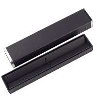 Коробка для ручки Cradle, чёрная с серебром