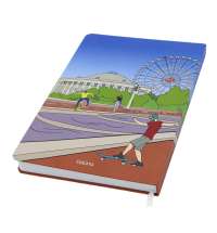 Записная книжка Dziuna Театр в клетку 15 x 21 см