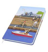 Записная книжка Dziuna Немига в клетку 15,5 x 21 см