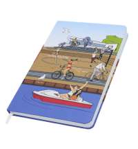 Записная книжка Dziuna Немига в клетку 15 x 21 см