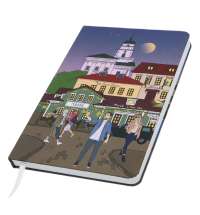 Записная книжка Dziuna Зыбицкая в клетку 15 x 21 см