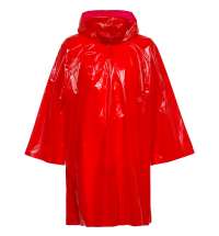 Дождевик-плащ CloudTime, красный