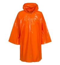 Дождевик-плащ CloudTime, оранжевый