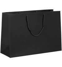 Пакет бумажный Ample Plus S, черный