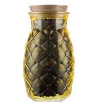 Чай «Сокочай» в желтой декоративной банке, черный с ананасом и брусникой