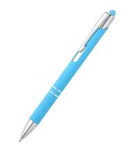 Ручка металлическая Ingrid софт-тач, голубая