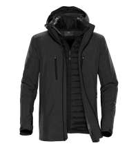 Куртка-трансформер мужская Matrix, серая с черным