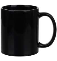 Кружка-хамелеон On Display, глянцевая, черная