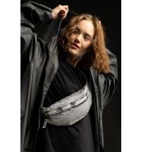 Поясная сумка W6, серая