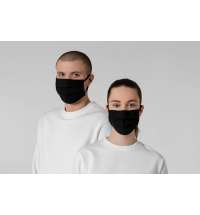 Маска гигиеническая Respire, двухслойная, немедицинская, черная