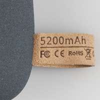 Внешний аккумулятор Pebble 5200, темно-серый