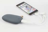 Внешний аккумулятор Pebble 5200, темно-серый