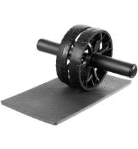 Ролик для пресса с ковриком Presswork, черный