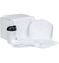 Набор Fleecy с термостаканом белый