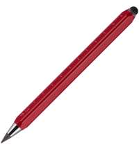 Вечный карандаш Quarta со стилусом, красный