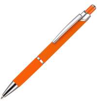 Ручка шариковая Chromos Soft Touch, оранжевая