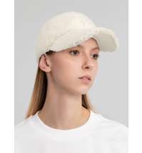 Бейсболка Oblako, молочно-белая