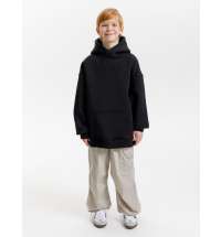 Худи детское оверсайз Junipero, черное