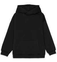 Худи детское оверсайз Junipero, черное