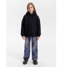 Худи детское оверсайз Junipero, черное