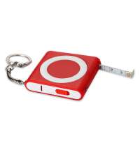 Брелок-рулетка с фонариком «Книга», 1м